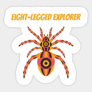 Eight-Legged Explorer Sticker